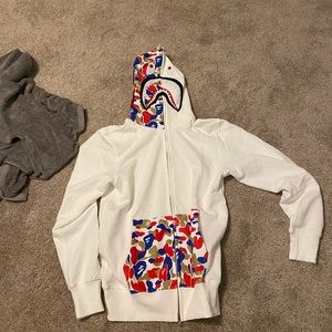 Bape Store Bangkok Hoodie White
